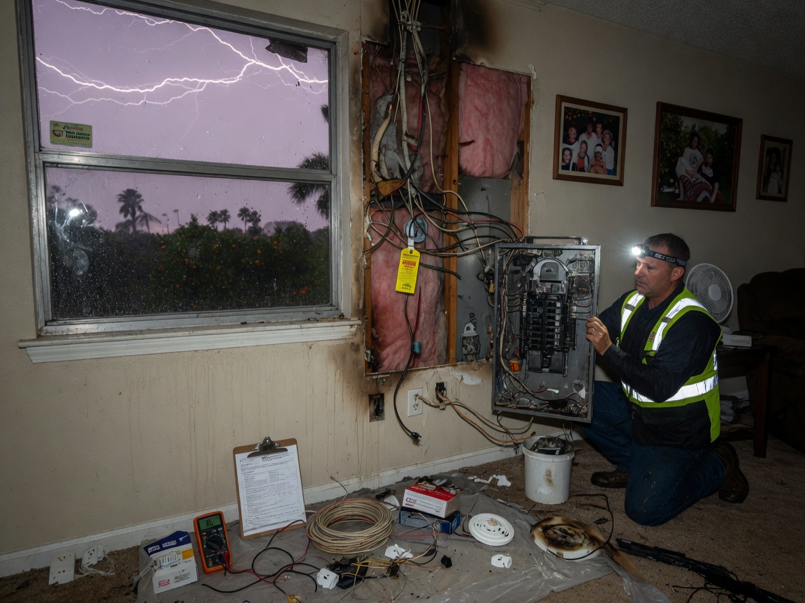 How Lightning Storms in Apopka Lead to Whole House Rewiring Needs